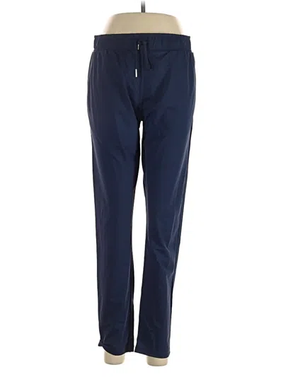 Pre-owned Zyia Active Track Pants In Blue