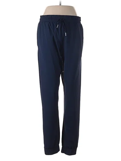 Pre-owned Zyia Active Track Pants In Blue