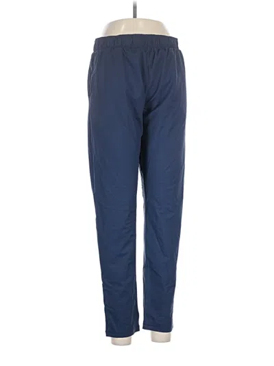 Pre-owned Zyia Active Track Pants In Blue