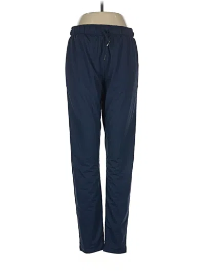 Pre-owned Zyia Active Track Pants In Blue