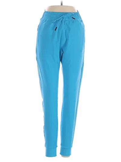 Pre-owned Zyia Active Track Pants In Blue