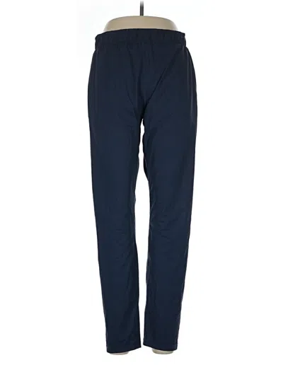 Pre-owned Zyia Active Track Pants In Blue