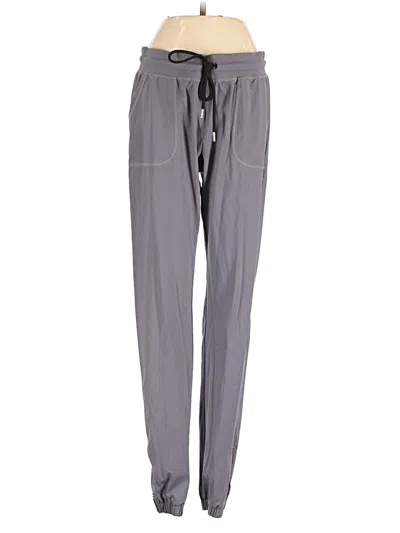 Pre-owned Zyia Active Track Pants In Gray