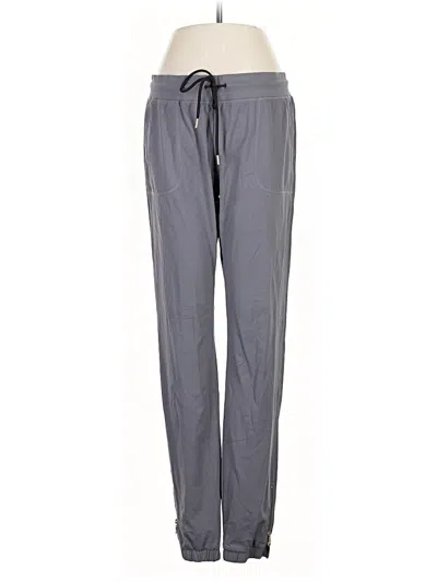 Pre-owned Zyia Active Track Pants In Gray