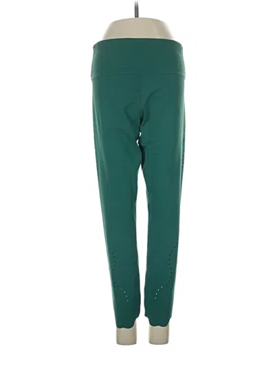 Pre-owned Zyia Active Track Pants In Green