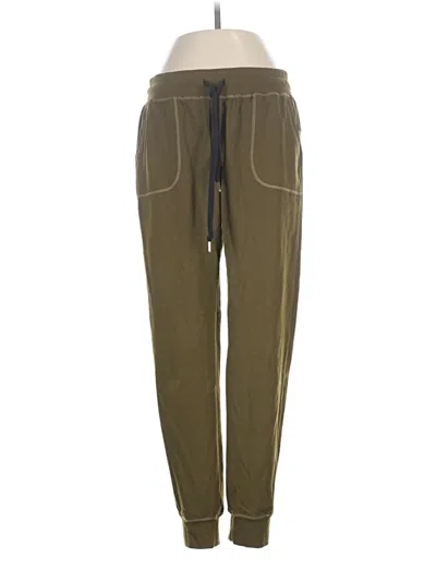 Pre-owned Zyia Active Track Pants In Green