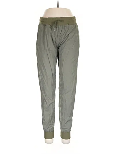 Pre-owned Zyia Active Track Pants In Green