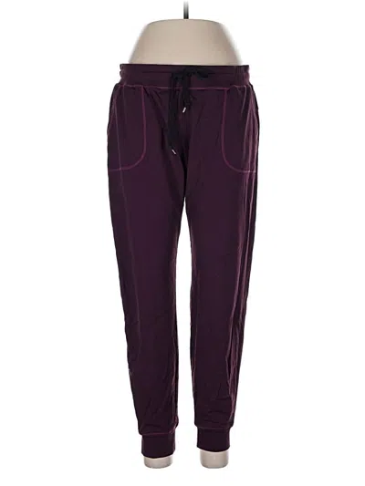 Pre-owned Zyia Active Track Pants In Purple