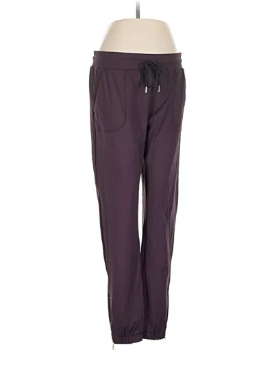 Pre-owned Zyia Active Track Pants In Purple