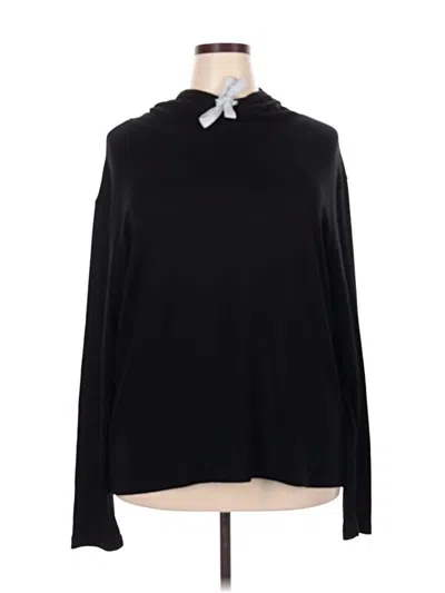 Pre-owned Zyia Active Turtleneck Sweater In Black