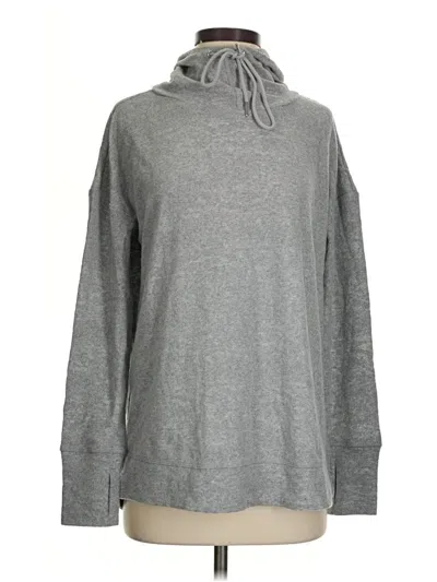 Pre-owned Zyia Active Turtleneck Sweater In Gray