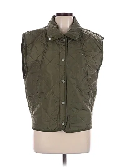 Pre-owned Zyia Active Vest In Green