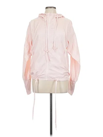 Pre-owned Zyia Active Windbreaker Jacket In Pink