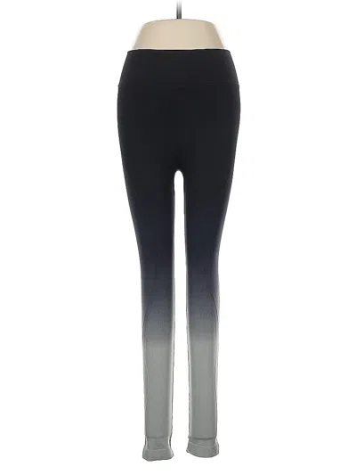 Pre-owned Zyia Active Yoga Pants In Black
