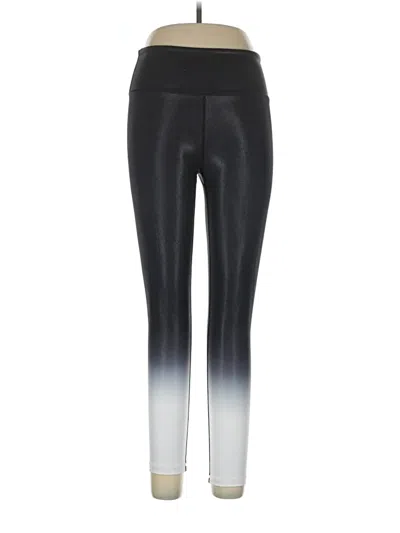 Pre-owned Zyia Active Yoga Pants In Black