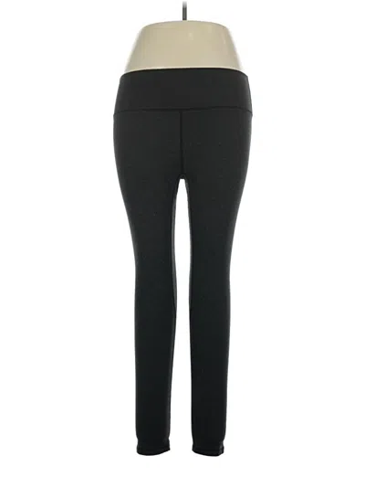 Pre-owned Zyia Active Yoga Pants In Black