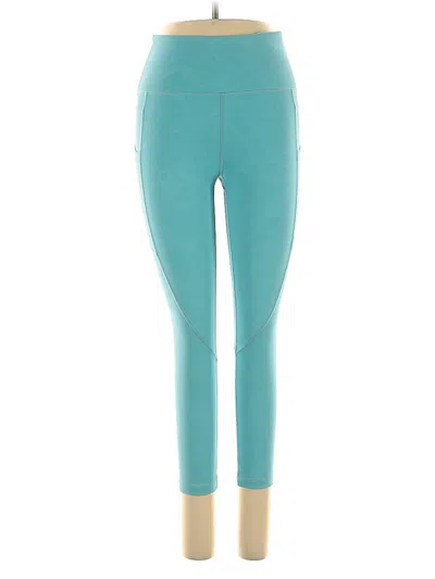 Pre-owned Zyia Active Yoga Pants In Blue