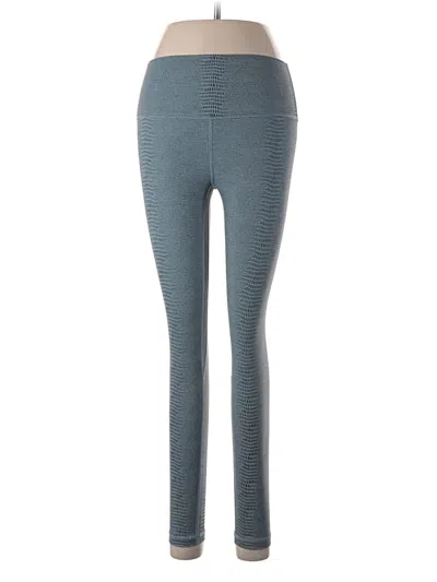 Pre-owned Zyia Active Yoga Pants In Blue