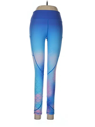 Pre-owned Zyia Active Yoga Pants In Blue