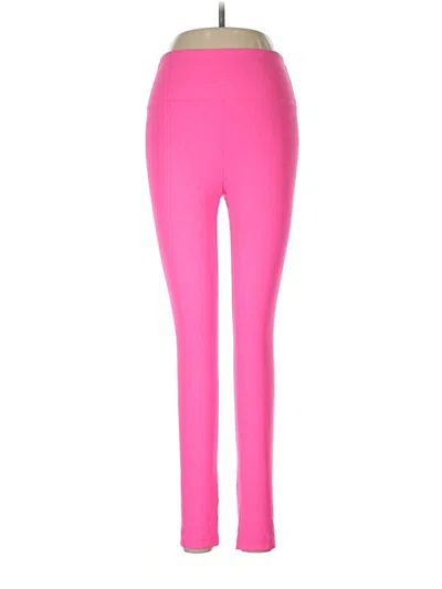 Pre-owned Zyia Active Yoga Pants In Pink