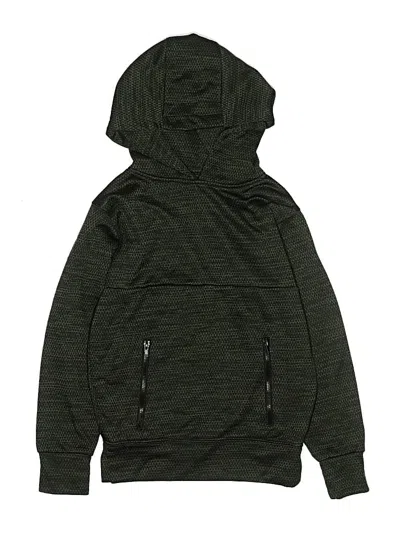 Pre-owned Zyia Active Kids' Zip Up Hoodie In Green
