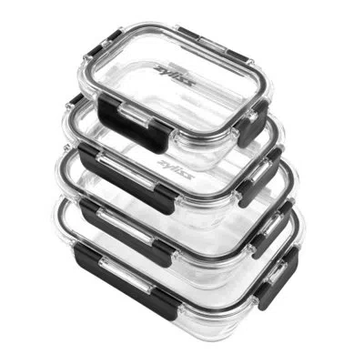 Zyliss 4 Container Food Storage Set In Clear