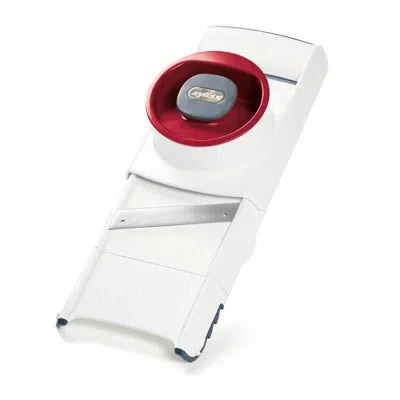 Zyliss 4 In 1 Slicer, Grater, And Vegetable Cutter In White
