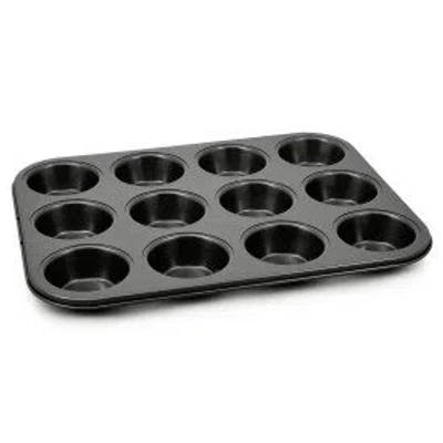 Zyliss Non-stick 12 Hole Muffin Pan In Gray