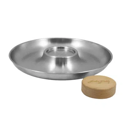 Zyliss Oyster Tray Set Shucker Paddy In Silver