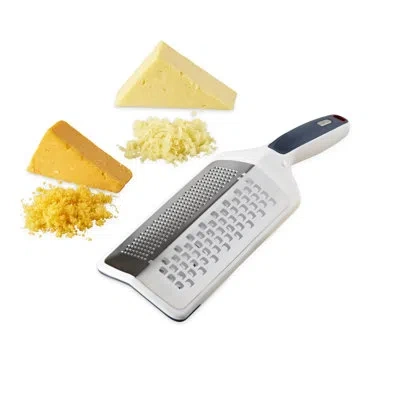 Zyliss Smooth Glide Dual Grater In Gray