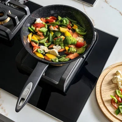 Zyliss Ultimate Ceramic Fry Pan 7.9" In Black