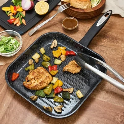 Zyliss Ultimate Ceramic Grill Pan 10.2" In Black