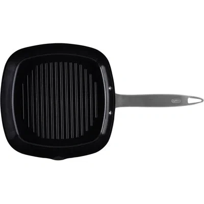 Zyliss Ultimate Pro Square Ceramic Grill Pan - Durable Grill Pan With Non-stick Coating - Food- & Oven-safe In Black