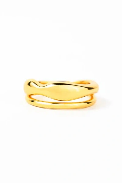 Zynnia Collective Flow Ring In Gold