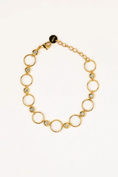 Zynnia Collective Lattice Bracelet In Gold