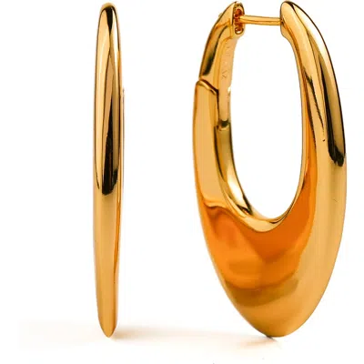 Zynnia Collective Lume Hoops In Gold
