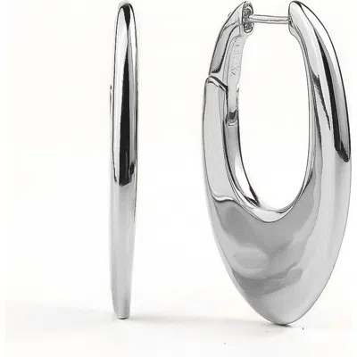 Zynnia Collective Lume Hoops In Metallic