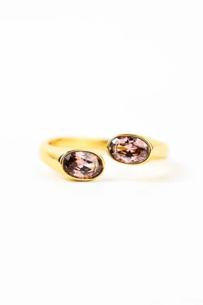 Zynnia Collective Open Duo Ring In Gold