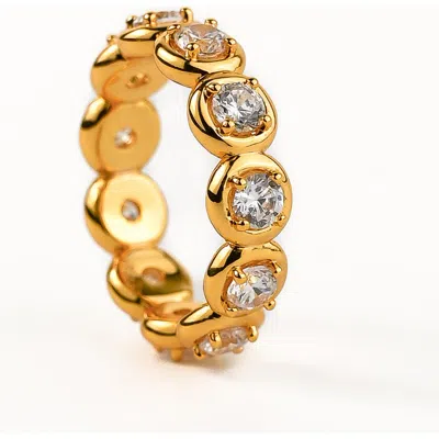 Zynnia Collective Sol Ring In Gold