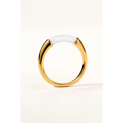 Zynnia Collective Split Ring In Gold