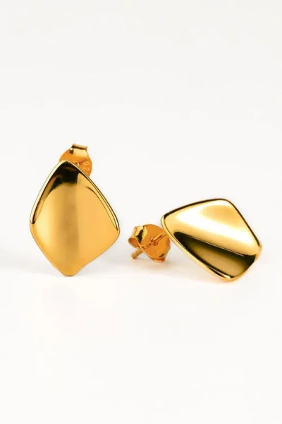 Zynnia Collective Vesta Studs In Gold