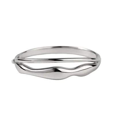 Zynnia Collective Women's Flow Cuff Silver In Metallic