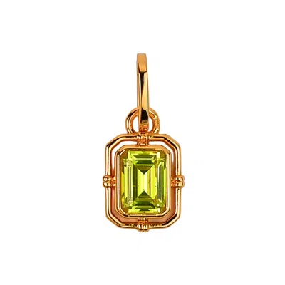Zynnia Collective Women's Gold / Green August Peridot Birthstone Charm