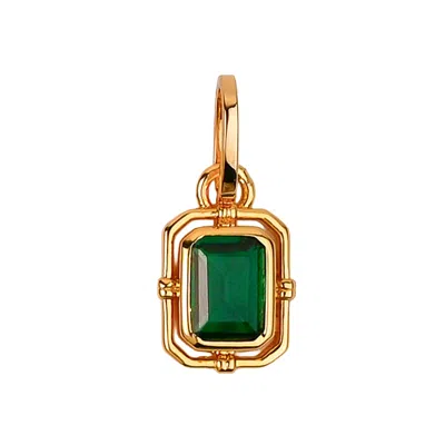 Zynnia Collective Women's Gold / Green May/emerald Birthstone Charm
