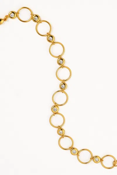 ZYNNIA COLLECTIVE WOMEN'S GOLD LATTICE BRACELET