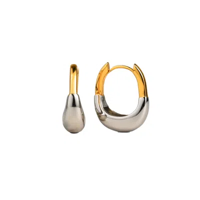 Zynnia Collective Women's Gold / Silver Dual Arc Hoops