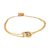 Zynnia Collective Women's Gold / Silver Two Tone Interlink Bracelet