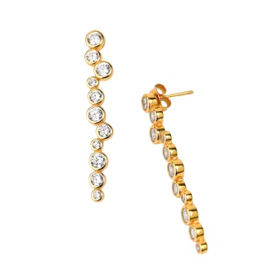 Zynnia Collective Women's Gold Splatter Earrings