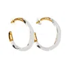 Zynnia Collective Women's Mega Bare Hoops Gold In Gold