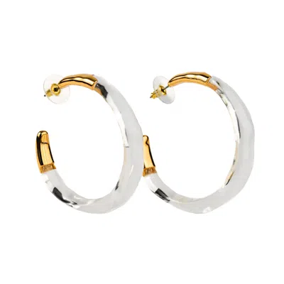 Zynnia Collective Women's Mega Bare Hoops Gold